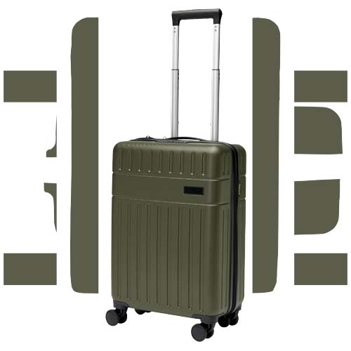Valise cabine de 20" et 40&nbsp;L recyclée à personnaliser Rover Vert forêt